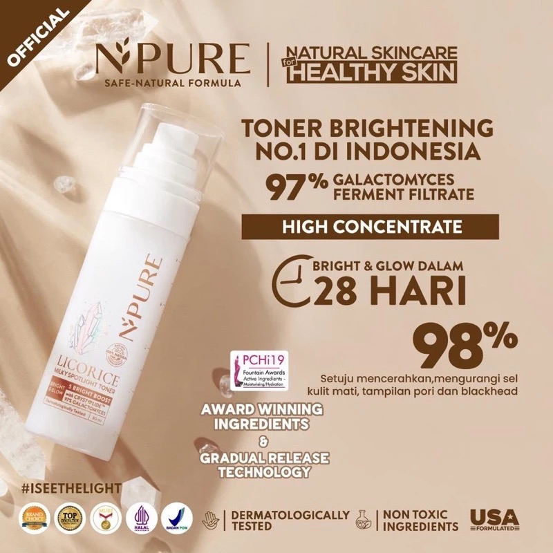 NPURE LICORICE MILKY SPOTLIGHT TONER