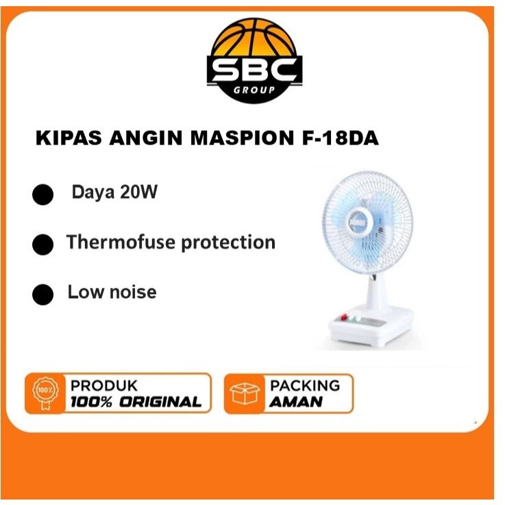 KIPAS ANGIN MASPION F-18DA