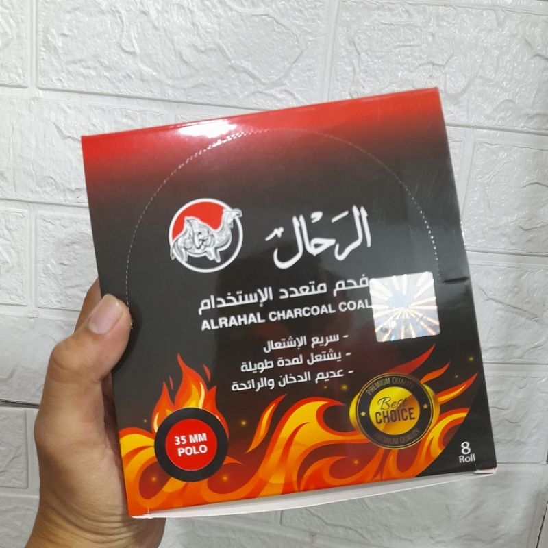 1 Box Arang Magic Al Rahal Bolong Areng Magic Bukhur Lebih Bagus Briket Awet Arang Dupa Arang Charco