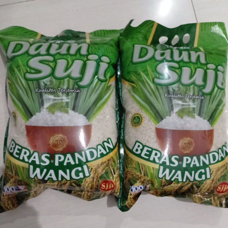 

Beras Pulen Pandan Wangi Daun Suji 5liter