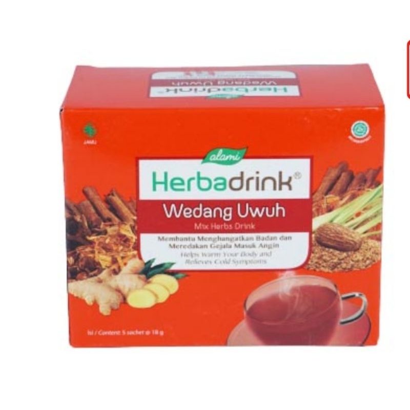 

Herbadrink wedang uwuh HARGA UNTUK 1 BOX ISI 5 SACHET @18 GRAM