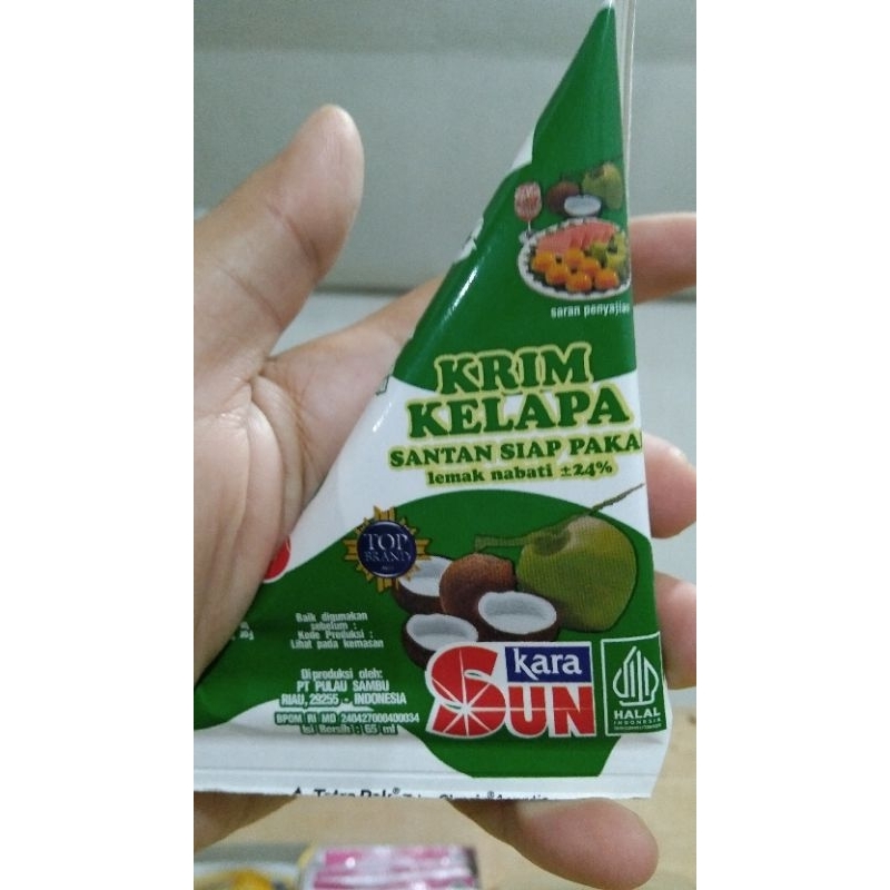 

SUN KARA/ SANTAN INSTAN/KRIM KELAPA SIAP PAKAI