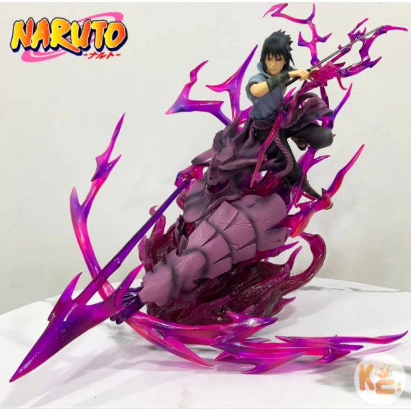 Action Figure LED Uchiha Sasuke Indra Arrow Susanoo Chidori NARUTO