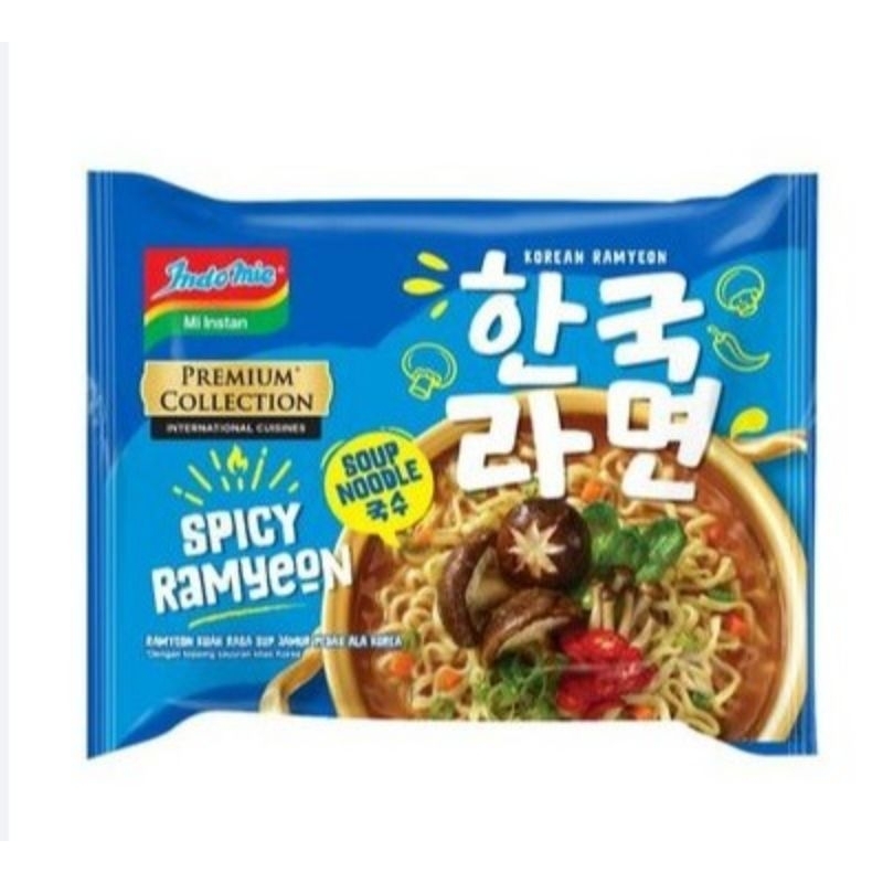 

5 PCS INDOMIE BARU KOREAN SPICY RAMYEON 83 Gr