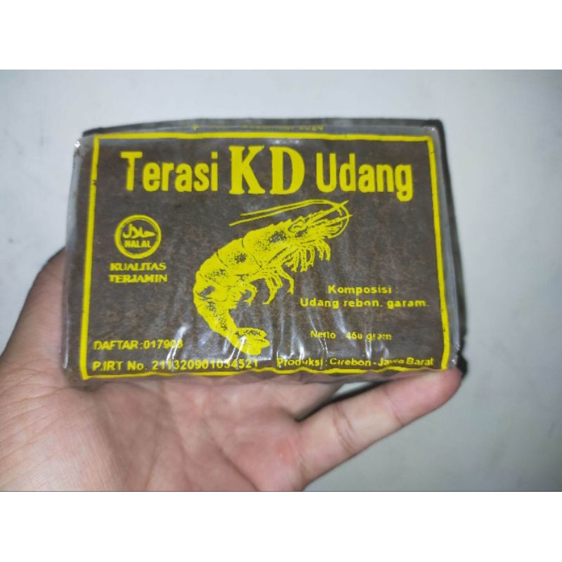 

Terasi Khas Cirebon//Terasi Udang Asli//Terasi Rebon Original 450gram