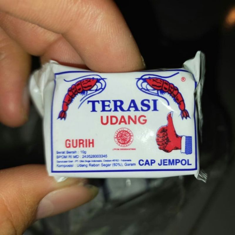 

10pcs Terasi Udang Cap Jempol// Terasi Udang Khas Cirebon//Terasi Udang Cai Rebon