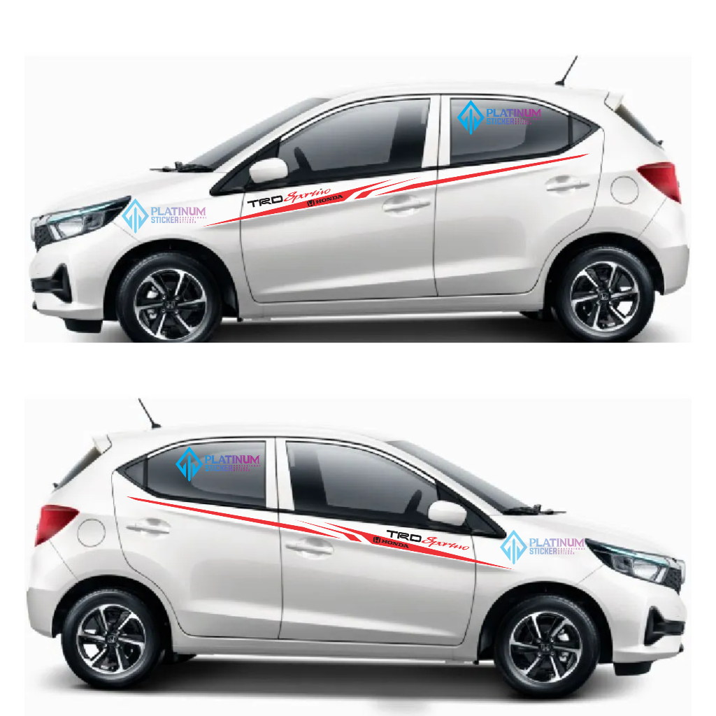 BRIO stiker mobil brio list keren stiker mobil HONDA BRIO RS