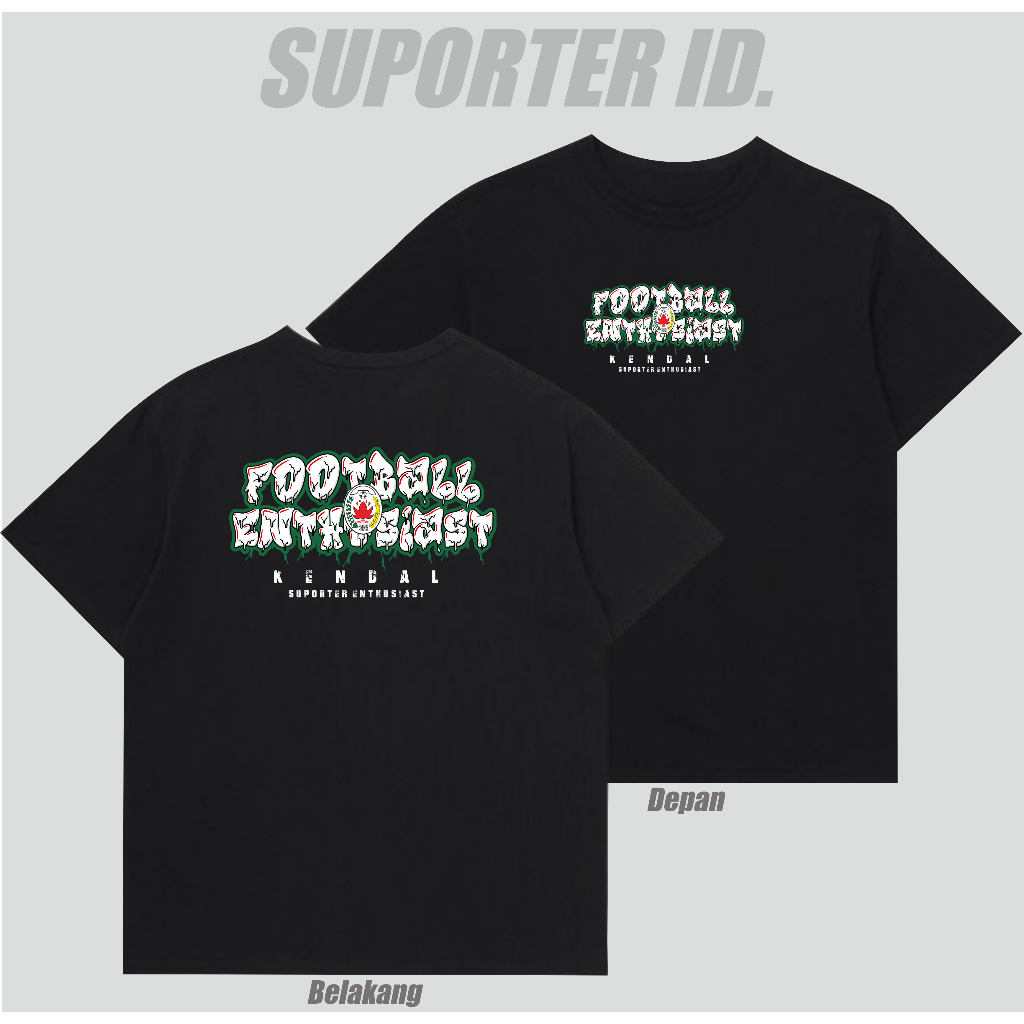 Kaos Suporter Persik Kendal Tshirt Kendal Suporter Enthusiast