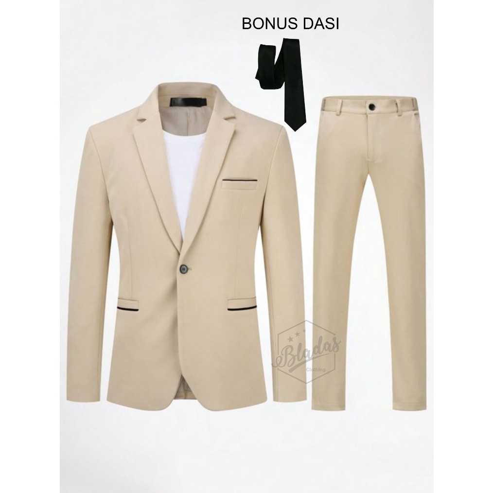 SETELAN JAS PRIA  JAS PRIA  JAS FORMAL  JAS FORMAL PRIA SETELAN JAS PRIA HITAM