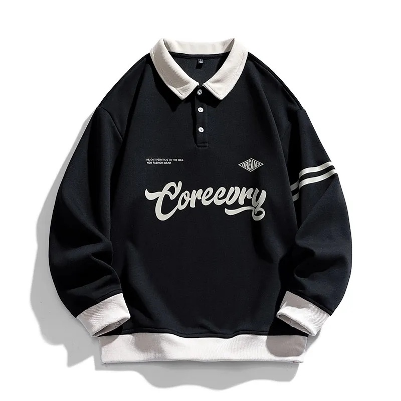 COREEORY SWEATER SHIRT RUGBY PRIA WANITA TRENDY