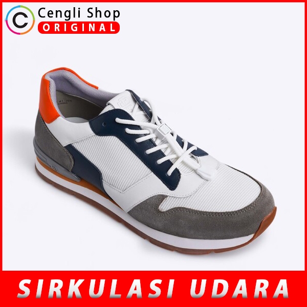EVERBEST SEPATU SNEAKER KASUAL PRIA ORIGINAL SNEAKERS CASUAL KETS KULIT ASLI ORI BRANDED PUTIH WHITE