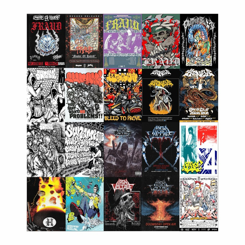 

Posterpack Band Hardcore Series B