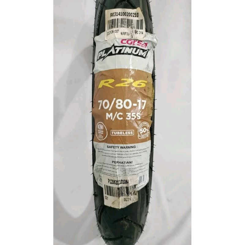 BAN CORSA PLATINUM R26 RING 17 70/80