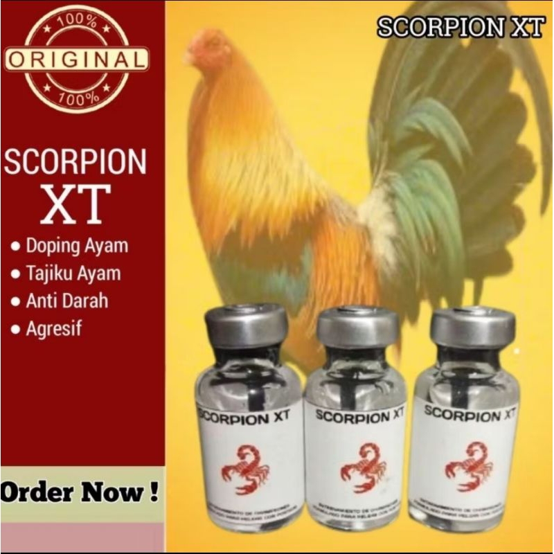 Doping aduan ayam taji sambung pisau scorpion xt Philipin terbaik import