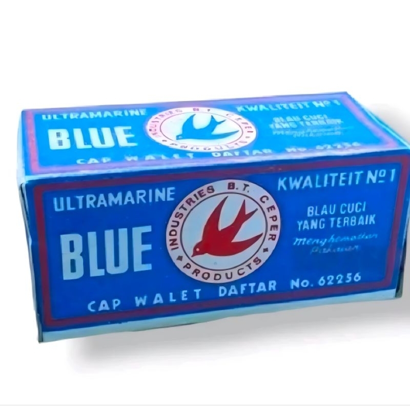 Blau Blue Cuci Baju Cap Walet