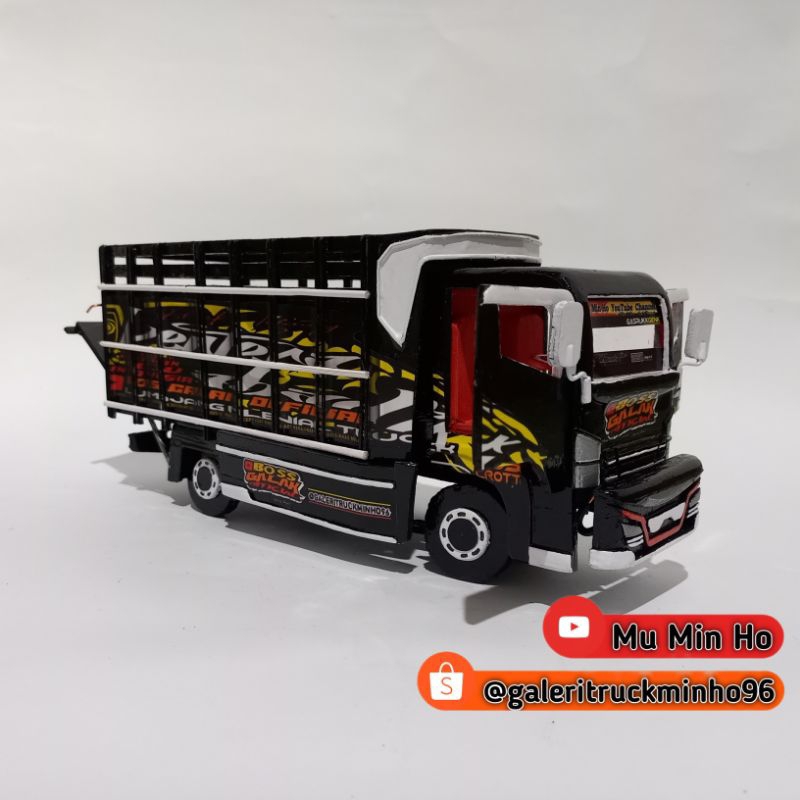 HIDROLIK BUKA TUTUP Miniatur Truk Oleng Boss Galak