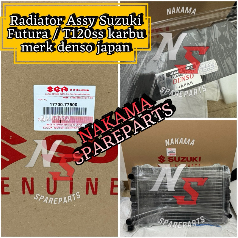 Radiator assy Suzuki Futura karbu / T120SS original denso japan