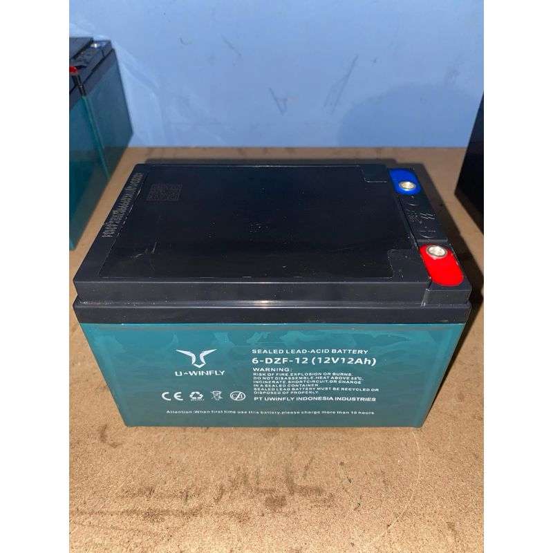 AKI SEPEDA LISTRIK/BATERAI SEPEDA LISTRIK U-WINFLY 12V/12Ah