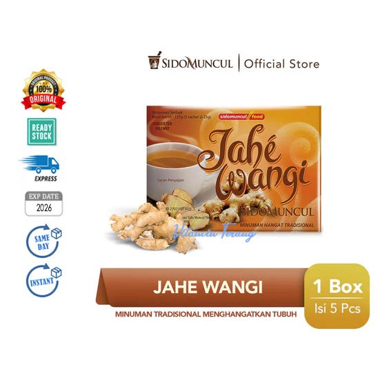 

(Box isi 5) Sido Muncul Jahe Wangi / Este Emje Susu Dengan Ginseng