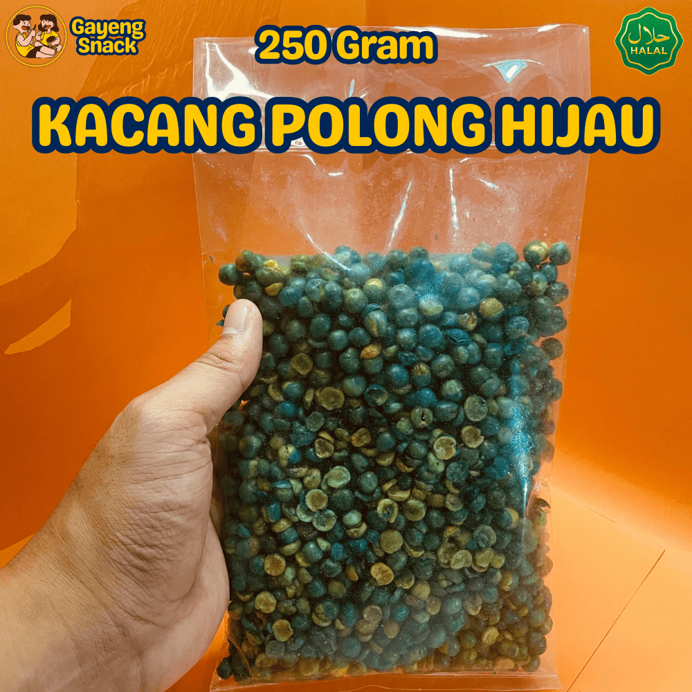 

Kacang Polong Ijo Goreng Super - Kacang Kapri Hijau Premium 250gr