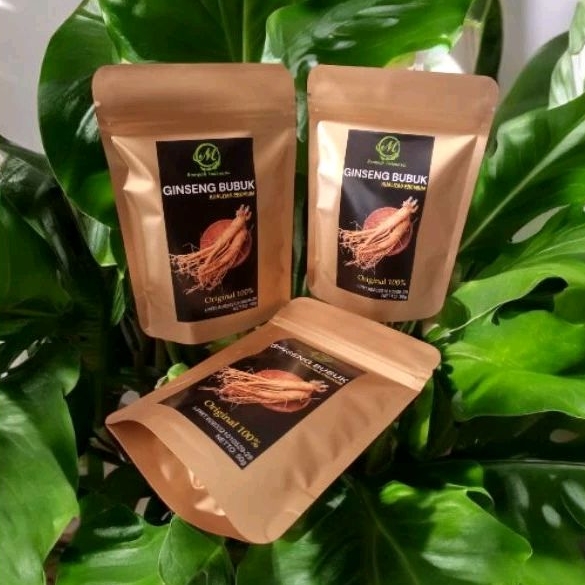 

GINSENG BUBUK ORIGINAL 100% MURNI KUALITAS PREMIUM KEMASAN 50.GRAM