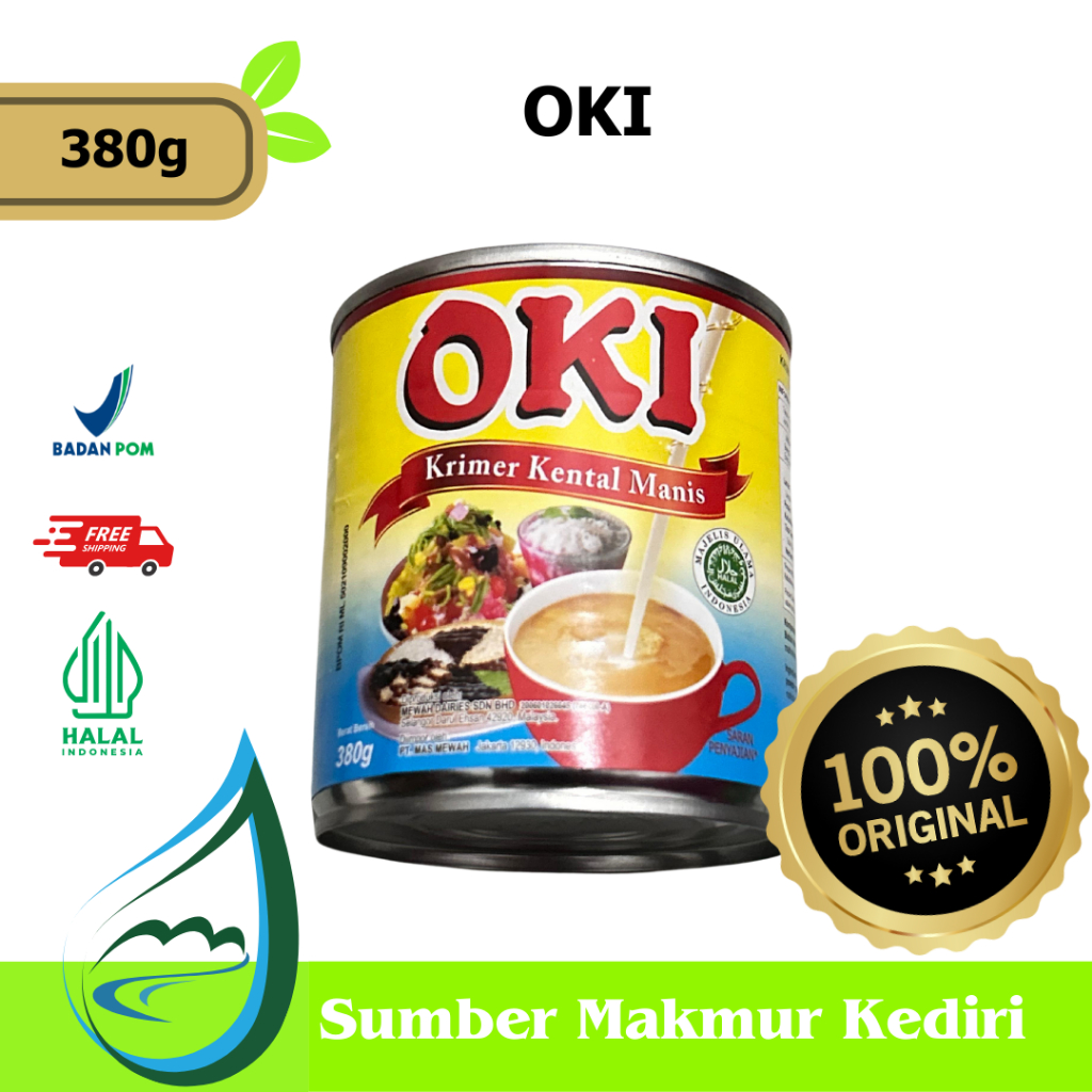 

OKI SweetCreamer - Krimer Manis Kental untuk Kopi, Teh, & Minuman Lainnya 380g