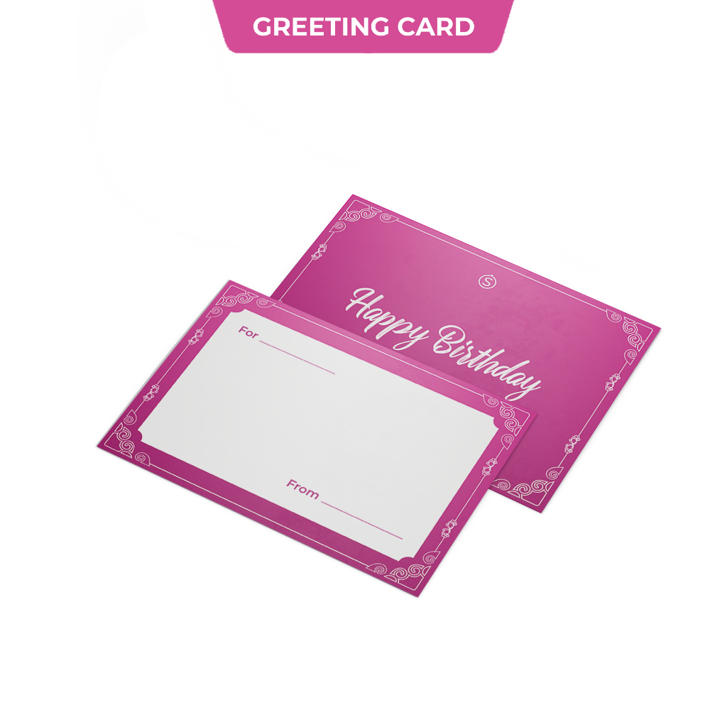 GREETING CARD HAPPY BIRTHDAY SOVIA JEWELRY