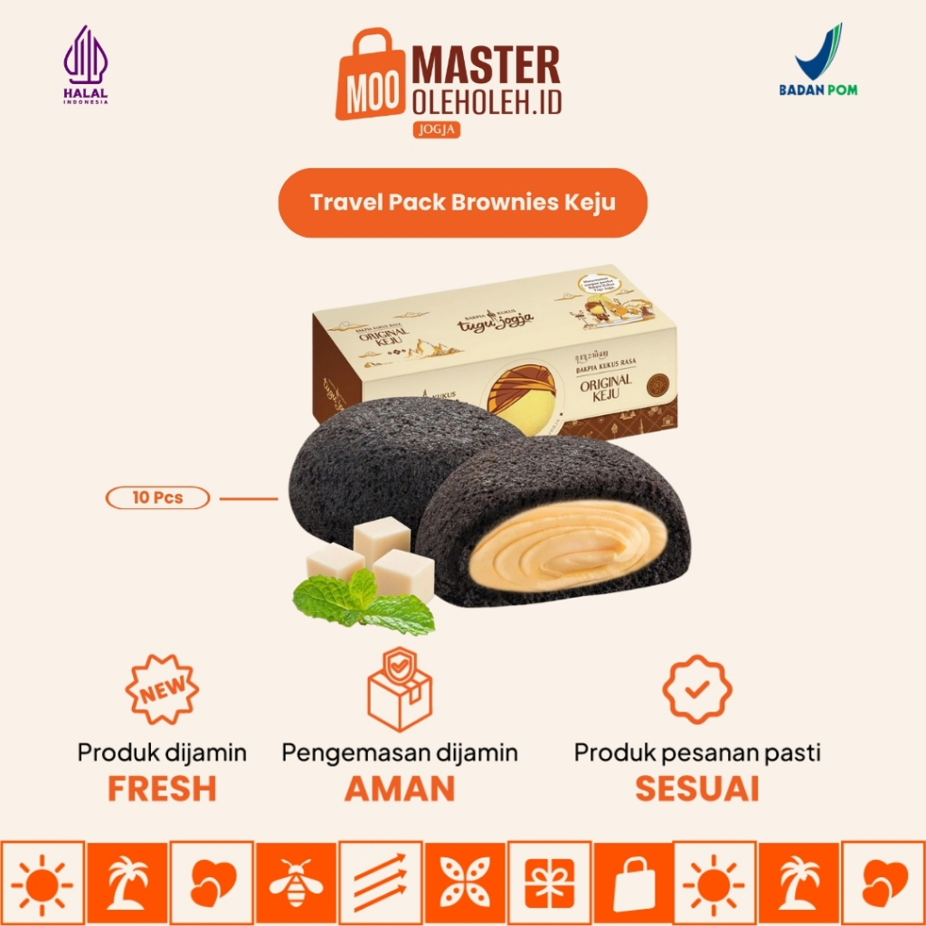 

Bakpia Kukus Tugu Jogja Brownies Keju Travel Pack Isi 10 Oleh Oleh Khas Jogja