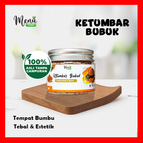 

KETUMBAR Bubuk Organik 100% - Tumbar Rempah Rimpang Bumbu Dapur Bubuk Marinasi