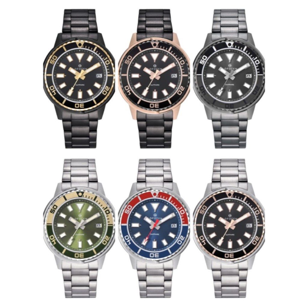 Original 100% Jam Tangan Pria Lofoten 6528 F-6528MC Sapphire Garansi Resmi 1 Tahun