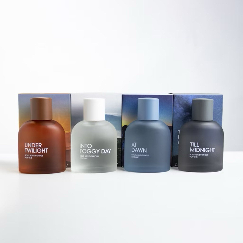Miniso Original - Men Parfume (Till Midnight, into foggy day, under twilight, at dawn) / Bold advent