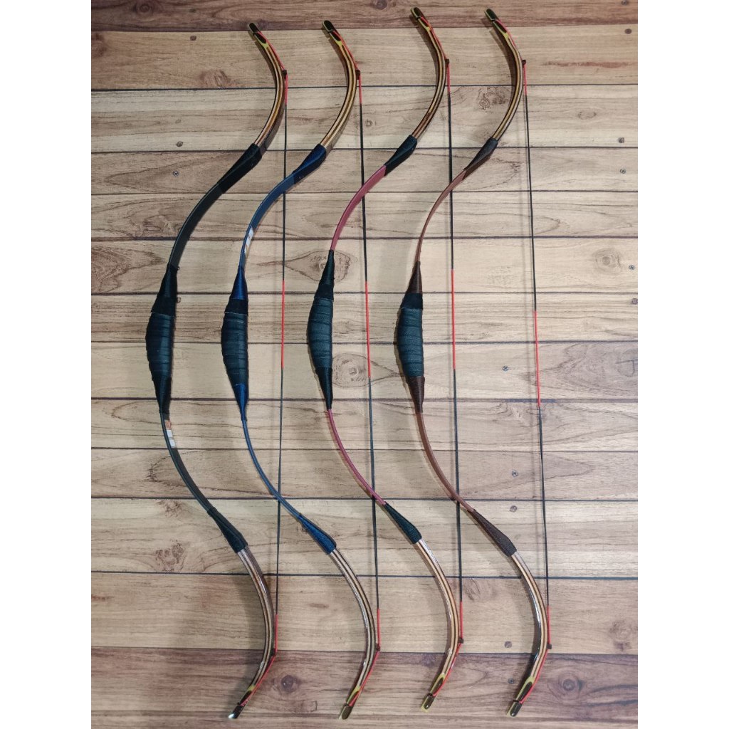 Busur Flat Siyah Laminasi | Olahraga Panahan Tradisional