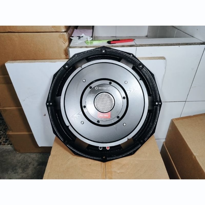 SPEAKER KOMPONEN PD 18 INCH 1852 HITAM PD GRADE A++
