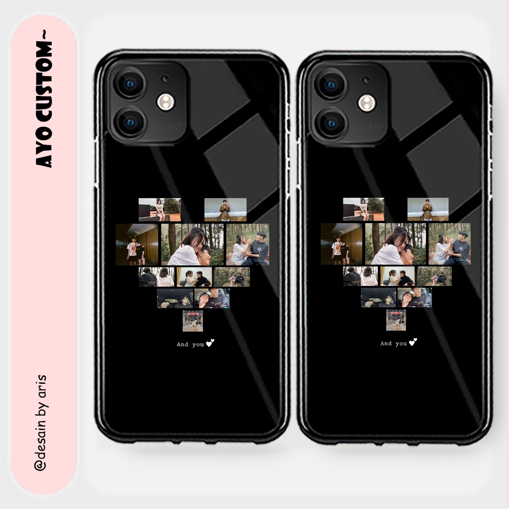 TERBARU CASE COUPLE CUSTOM 11 FOTO LOVE BISA CUSTOM FOTO SUKA SUKA READY FOR ALL TYPE HP