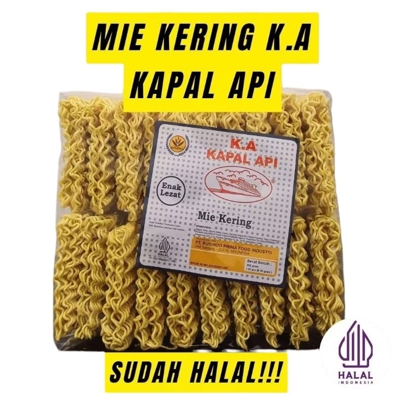 

Mie kering cap kapal api isi 20pcs fr