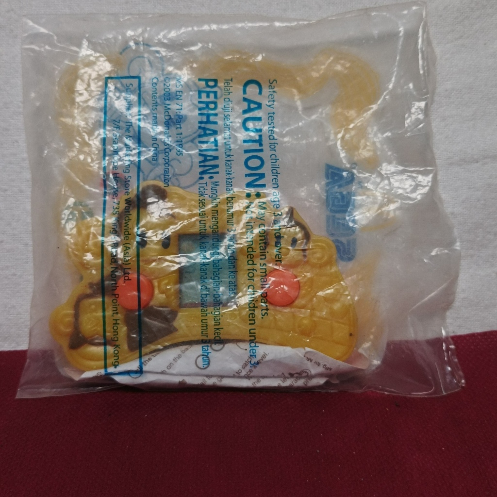 sega super monkey ball Game Watch Mc Donald 2003 - Segel - Electronics Mati