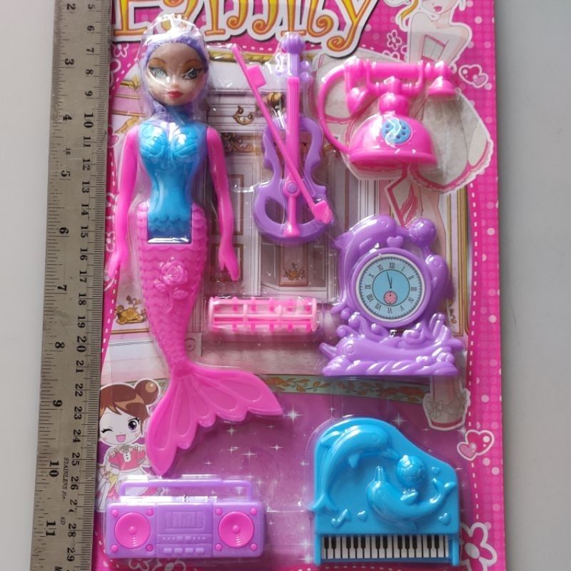 Cewek Gadis Cilik Beauty Mermaid Putri Duyung Sweet Family Greno Mainan Anak Boneka Berbi Mermed Mur