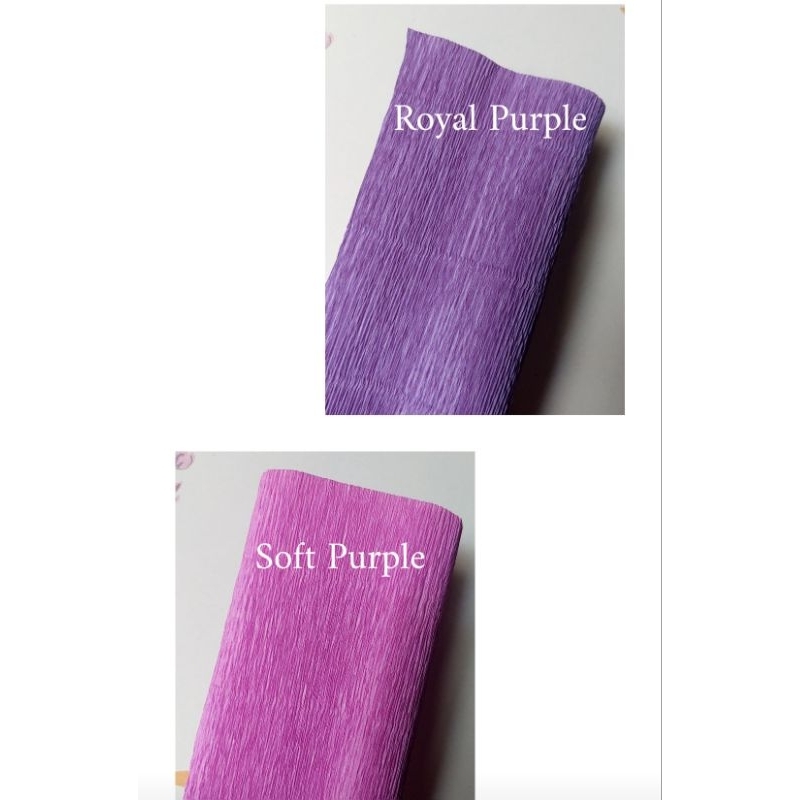 Ay00 Italian Crepe Paper (180 Gsm) made in Italy kertas crepe buatan Italy repack size ukuran 25 cm