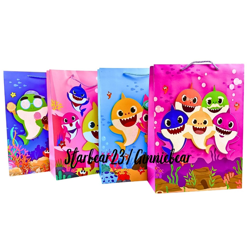 

paperbag 3d motif baby shark size large ( CIA 717 )