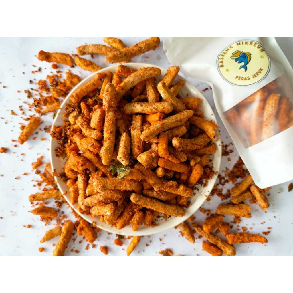 

Basreng Nikreuh 50g Pedas jeruk