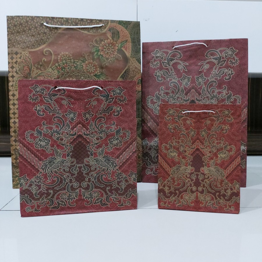 

paper bag batik\ tas kertas motif batik