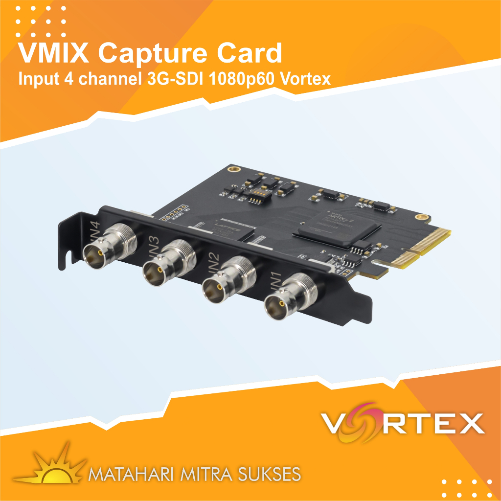 VMIX Capture Card 4 channel SDI input for Mixing Streaming OBS Wirecast VORTEX