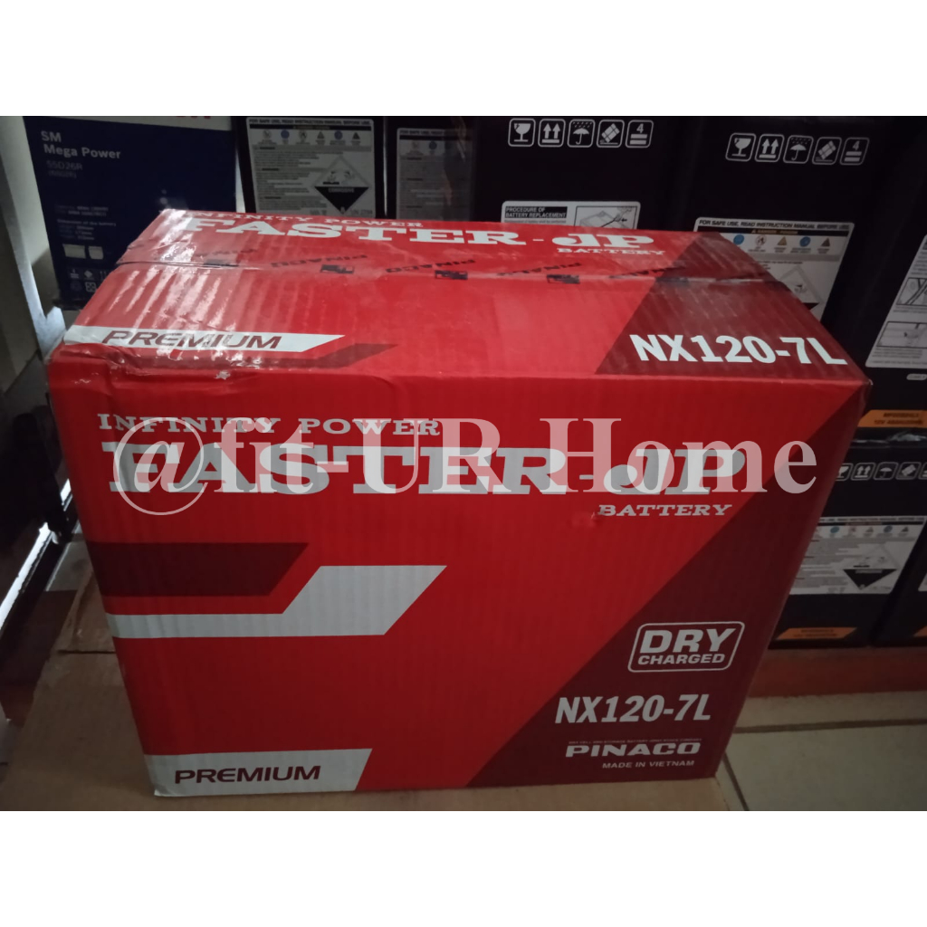 Aki Mobil FASTER JP NX120-7L Aki Basah