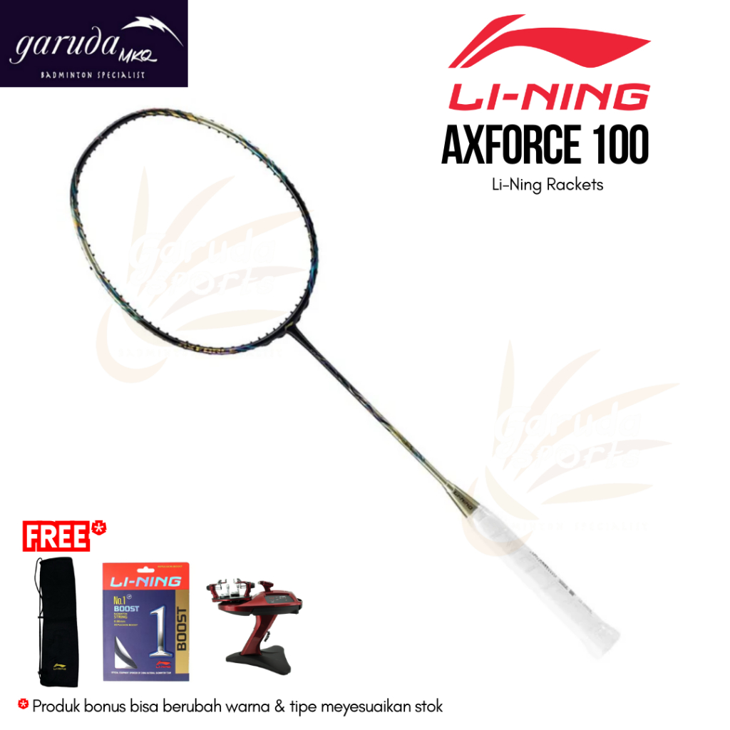 RAKET BADMINTON LINING AXFORCE 100 / RAKET LINING AX FORCE 100