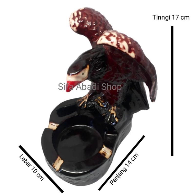 Asbak Burung Elang Unik Aesthetic Murah