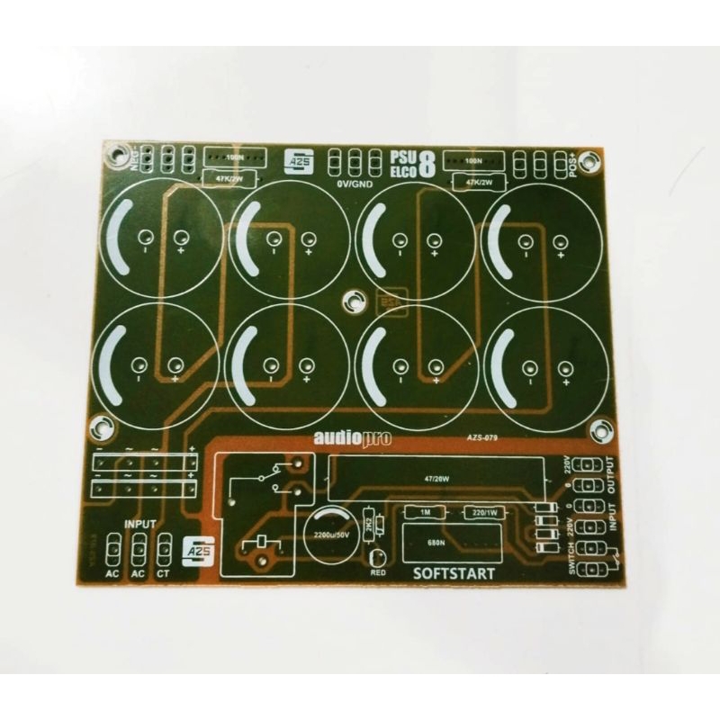 PCB PSU 8 Elco Plus SOFTSTART