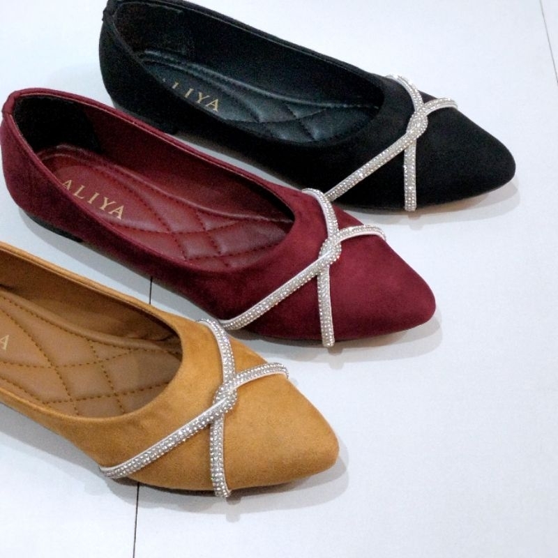 Aliya Queen Sepatu Flatshoes Wanita Sepatu Flat Ballerina