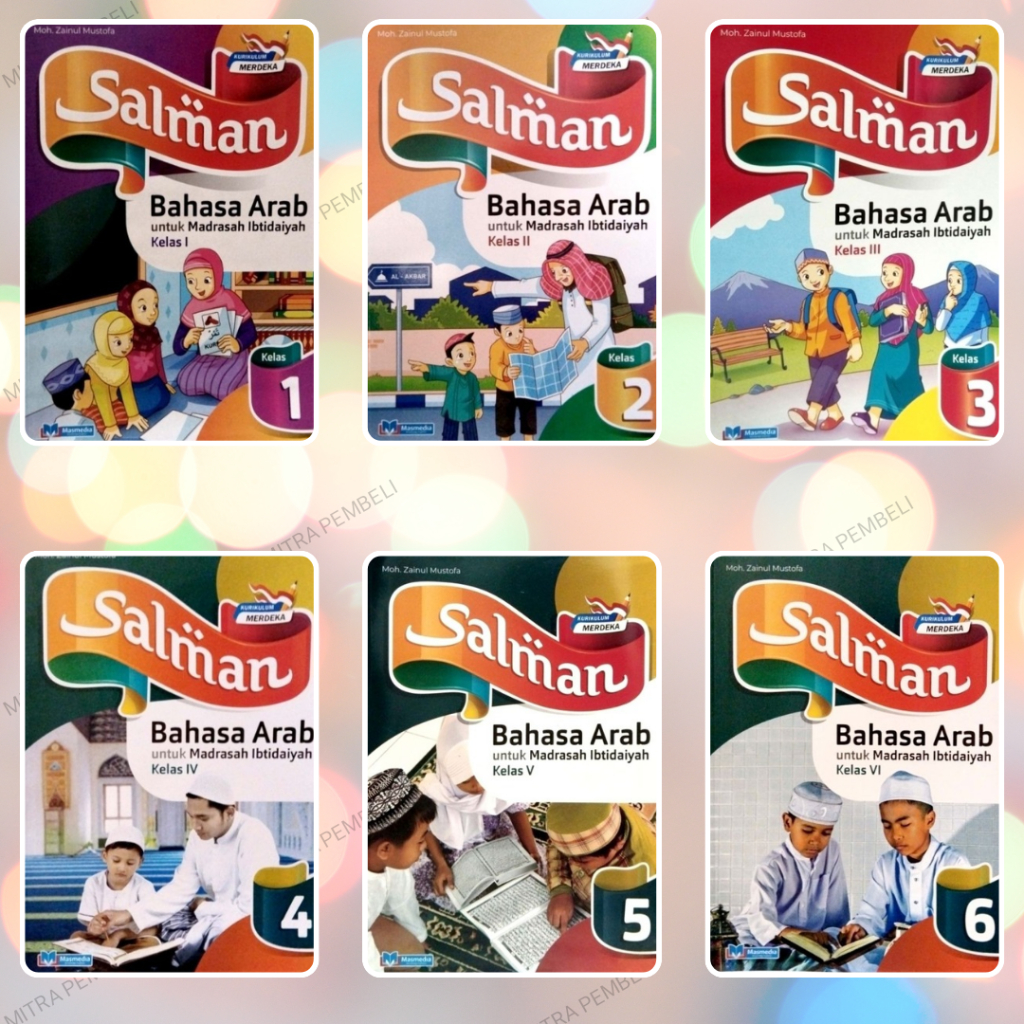 Salman Bahasa Arab SD/MI Kelas 1 2 3 4 5 6 Kurikulum Merdeka CP Terbaru KMA 2024 (Penerbit Masmedia)