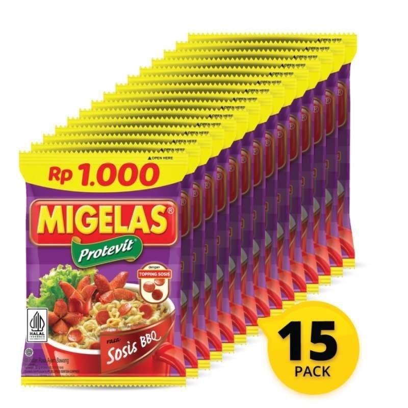 

MIGELAS SOSIS BBQ RENCENG ISI 15 SACHET