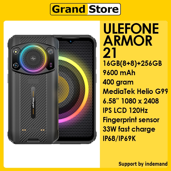 Ulefone Armor 21 16GB 256GB Android 13 G99 9600mAh Android 13